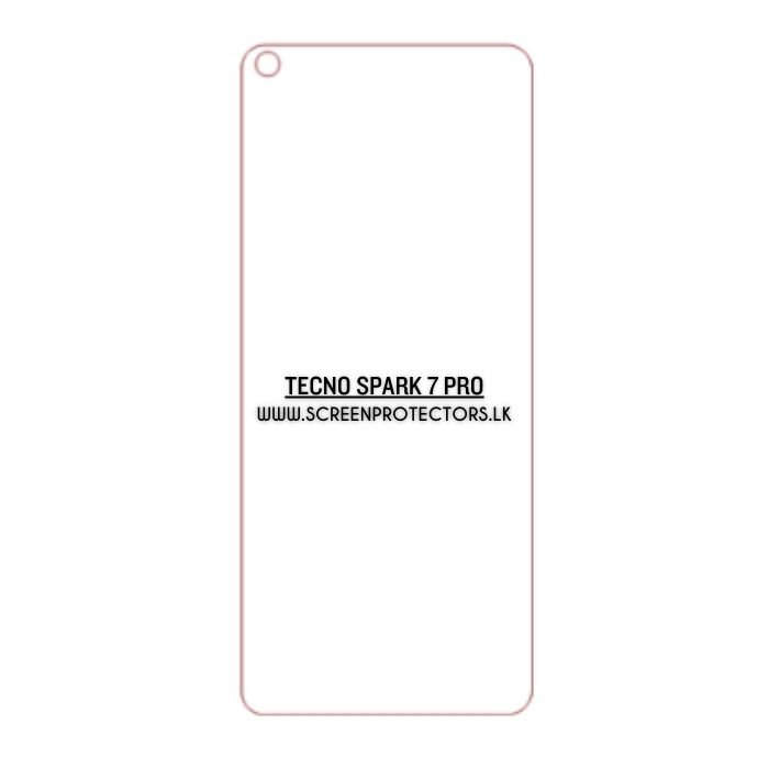 Tecno Spark 7 Pro Hydrogel Protectors | Screen Protector + Back ...