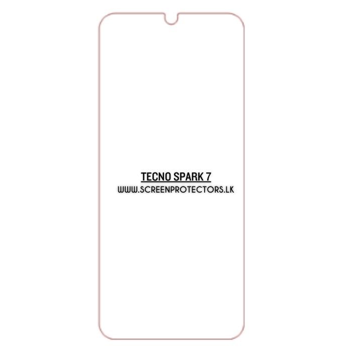 Tecno Spark 7 Hydrogel Protectors | Screen Protector + Back Protector ...