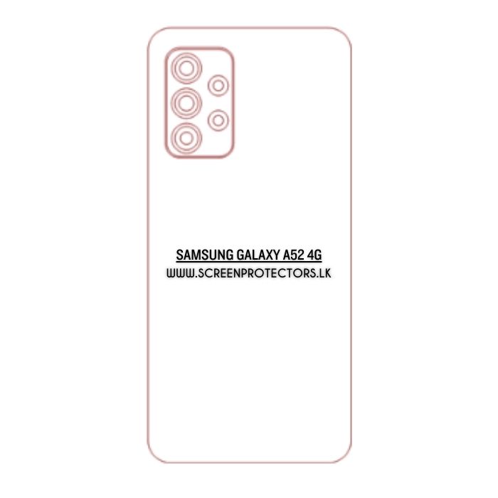 Samsung galaxy A52 4G back . lk Samsung Galaxy A52 4G Hydrogel Protectors | Screen Protector + Back Protector - Image 3