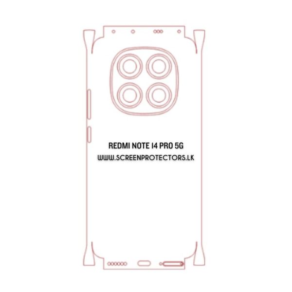 Redmi Note 14 Pro 5G Hydrogel Protectors | Screen Protector + Back Protector - Image 4