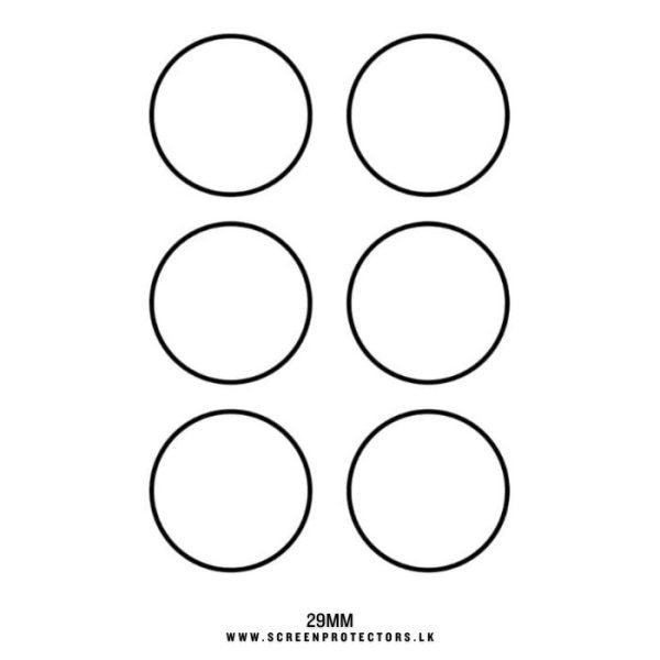 Hydrogel Screen Protectors for 29MM Circle/Round Dial Watch ...