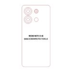 Redmi Note 13 4G Hydrogel Protectors | Screen Protector + Back Protector - Image 3